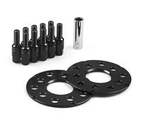 DZWDY Compatible avec VW pour Jetta pour Golf pour Passat pour 5MM 8MM Accessoires De Voiture Adaptateurs D'entretoise De Roue Hubcentric 5x100 5x112 57.1MM M14 * 1.5 Élargisseurs de Voie(5mm 3)