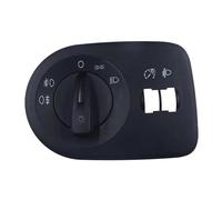 DZWDY Interrupteur de commande de phare compatible avec Seat pour Ibiza 2009-2015, Interrupteur de commande de phare de voiture, Antibrouillard, Noir, Bascule, Bouton poussoir, Manuel