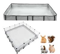 DZWLKJ Bâche imperméable et lavable pour cage de cochon d'Inde, également pour lapins, chinchesillas, hérissons, furets et autres petits animaux (121,9 x 121,9 cm)