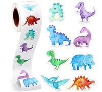 Dzxin Dinosaure Autocollants, 500pcs Dinosaure Récompenses Sticker, Autocollant Enfant, Gommettes Enfant, Motivation Autocollant Animaux pour Les Enfants, Adaptés à l'école (Dinosaure)