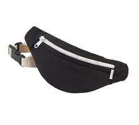 Dzxin Sac Banane en Toile pour Enfants, Sac Banane Unisexe pour Tout-Petits, garçons et Filles, Sac de Poitrine pour ourse à Pied, randonnée, Voyage, Sport (Noir)