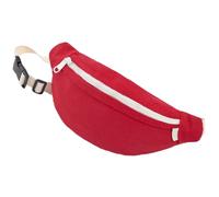 Dzxin Sac Banane en Toile pour Enfants, Sac Banane Unisexe pour Tout-Petits, garçons et Filles, Sac de Poitrine pour ourse à Pied, randonnée, Voyage, Sport (Rouge)