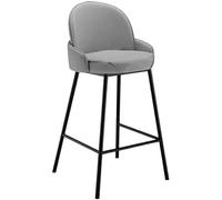 DZYHFCO Chaise de bar restaurant Tabourets hauts Accueil LightStools Island Counter (Gris)
