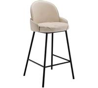 DZYHFCO Chaise de bar restaurant Tabourets hauts pour la maison LightStools Island Counter (blanc)