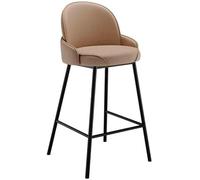 DZYHFCO Chaise de bar restaurant Tabourets hauts pour la maison LightStools Island Counter (marron)