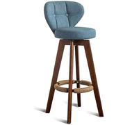 DZYHFCO Chaise de bar tendance en cuir synthétique souple - Tabouret haut pivotant réglable pour cuisine, salon