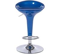 DZYHFCO Chaises de bar hautes dossier 60-80 cm réglable en hauteur avec comptoir pivotant à 360° pour bistrot, salle à manger, profitez de la vie (bleu clair)
