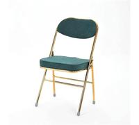 DZYHFCO DUANZEYUQA Chaise de bureau pliante en velours côtelé avec siège rembourré pour cuisine, chambre à coucher, réunions (Gd, E)