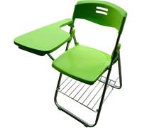 DZYHFCO Duanzeyuqa Chaise d'entraînement pliante avec table d'écriture intégrée Idéal pour les salles de conférence et les formations Vert