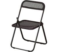 DZYHFCO DUANZEYUQA Chaise pliante en polypropylène pour intérieur ou extérieur, siège commercial empilable avec cadre en acier, capacité de 200 kg, noir