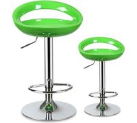 DZYHFCO Tabouret de bar pivotant moderne réglable en hauteur avec base en métal pour cuisine et salle à manger (vert, 39-55 cm)