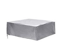 DZYP Spa Couverture, Bain De Bain Remous Remous à Couverture Couverture Souple, 100% UV, Poussière, Protection Contre La Chaleur Et Le Froid Couverture Souple. (244 x 244 x 90 cm,Argent)