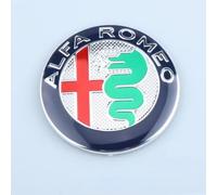 DZYYDS Auto Emblème Autocollant pour Alfa Romeo Mito 2008-2013,ABS Avant Calandre Insigne Stickers Ajustement Parfait Original Badge Logo Voiture Styling Tuning Accessoire,D