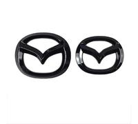 DZYYDS Auto Emblème Autocollant pour Mazda 3 2013-2018 Hatchback,ABS Avant Calandre Insigne Stickers Ajustement Parfait Original Badge Logo Voiture Styling Tuning Accessoire,A