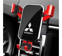 Support Telephone Voiture pour Mitsubishi L200 Double Cab,Alliage D'aluminium ABS Bouche D'aération 360° Rotation Porte Téléphone Libération d'un Bouton Auto Accessoires,C