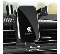 DZYYDS Support Telephone Voiture pour Peugeot 508 RXH,Alliage D'aluminium ABS Bouche D'aération 360° Rotation Porte Téléphone Libération d'un Bouton Auto Accessoires,A