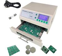 DZZTHSH 800W Reflow Oven, T962 Automatic Soldering Machine with Hot Air Circulation, 180X235Mm Professional Soldering Machine for PCB SMT Soldering Proofing