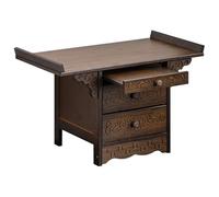 DZZTHSH Armoire d'autel de méditation avec rangement, autels de prière bouddhiste pour petits espaces, sanctuaire bouddhiste et autel, mandir pour la maison, table Pooja, table d'autel de Bouddha