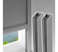 DZZTHSH Bandes de blocage de la lumière, rail latéral en forme de U pour stores enrouleurs occultants, bloqueurs de lumière pour cinéma maison/hôtel/chambre d'enfant