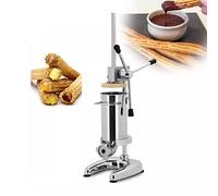 DZZTHSH Churro Maker Machine 2L Manuel Commercial Espagnol Donut Churrera en Acier Inoxydable 5 moules, équipement de collation Verticale Verticale