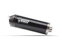 E.002.LZC - Silencieux Échappement Mivv OVAL Noir BENELLI LEONCINO 500 (17-25)