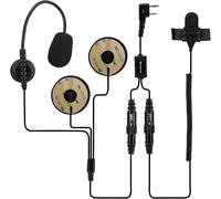 E 010 Casque De Moto Avec 2 Pin Casque Avec Mic Compatible Avec Radio Bidirectionnelle Rt24 Rt27 Rt28 Baofeng Uv 5R 888S Esynic Kenwood Talkie Walkies (1 Pack)[X551]