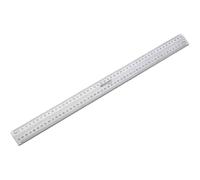 [E-10113 00-10] WESTCOTT Lot de 10 Règles de coupe en métal Argent 50 cm