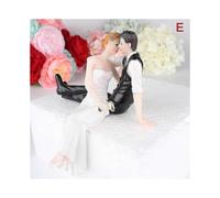 (E)12 Style Fashion Synthetic Resin Bride&groom Figurine Wedding Cake Topper Craft