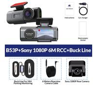 E-Ace 4k Prada Cam Mini Caméra Enregistreur Gps Wifi 24h Parking Touristes Objectif Avec 1080p Caméra De Rectransistors Vision Nocturne Boîte Noire Pour Voiture - Type B53p-Sony 6m Rc-Bl-32g
