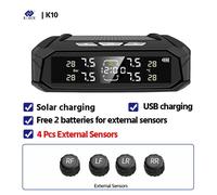 E-Ace Accesorios Para Vehículos Tpms Capteur 8 Barre Intelligente Système Pour Voitures Camion Avec Système Intelligent Solaire Affichage Lcd - Type K10-External Sensors