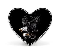 E-agle Cool Animal Brooch Pins Heart Badge Collar Lapel Pins Dress Coat Accessories for Women Men