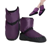 E-ALLDIR Bottes de ballet chaudes,bottes chaudes confortables pour adultes,chaussures de danse d'hiver, chaussures de ballet