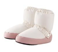 E-ALLDIR Bottes de Ballet Chaudes - Bottines de Ballet Thermiques avec Boucle de Cheville réglable, Semelle antidérapante en PVC, Doublure en Coton de Soie 80 g