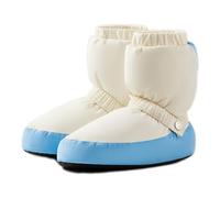 E-ALLDIR Bottes de Ballet Chaudes - Bottines de Ballet Thermiques avec Boucle de Cheville réglable, Semelle antidérapante en PVC, Doublure en Coton de Soie 80 g
