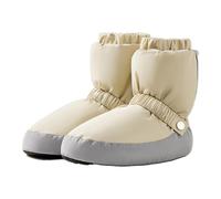 E-ALLDIR Bottes de Ballet Chaudes - Bottines de Ballet Thermiques avec Boucle de Cheville réglable, Semelle antidérapante en PVC, Doublure en Coton de Soie 80 g