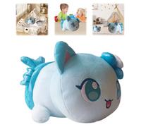 E-ALLDIR Mee Meows Cat Plush,Stuffed Cat Food Plush, Mee Meow Plush,Cat Food Plushies Cat Mee Meow Cute Anime Cartoon Cat Stuffed Animal Figure Toy Plush Pillow Gift for Fans Kids