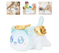 E-ALLDIR MeeMeows Cat Food Plushies, Chat Ange Meemeows Plush, Cat Food Plushies Cat Mee Meow, Cute Anime Cartoon Cat Stuffed Animal Figure Toy Plush Pillow Gift for Fans Kids