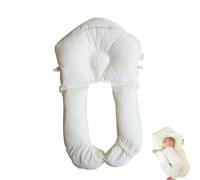 E-ALLDIR Oreiller pour bébé contre la tête plate, coussin de soutien latéral pour bébé, coussin de soutien complet du corps, en forme de U, coussin hug pour tête, appuie-tête réglable pour la tête, le