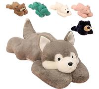 E-ALLDIR Weighted Anxiety Dinosaur Plush Teddy Bear pour l'Anxiété, Stuffed Animal Dinosaur, 35/55/75cm, Jouet Doux pour Enfants