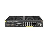 E Aruba 2930F 12G PoE+ 2G/2SFP+ - Commutateur - C3 - Géré - 12 x 10/100/1000 (PoE+) + 2 x 1 gigabit/10 gigabit SFP+ (liaison montante) + 2 x