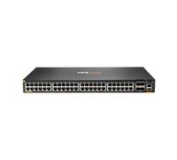 HPE Aruba 6200F 48G Class4 PoE 4SFP+ 370W Switch - Commutateur - C3 - Géré - 48 x 10/100/1000 (PoE+) + 4 x 1 Gigabit / 10 Gigabit SFP+ - Montable sur rack - PoE+ (370 W) G