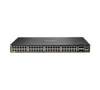 E Aruba 6200F 48G Class4 PoE 4SFP+ 370W Switch - Commutateur - distance max. d'empilage de 10 km - C3 - Géré - 48 x 10/100/1000 (PoE+) + 4 x 1
