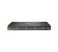 E Aruba 6200F 48G Class4 PoE 4SFP+ 740W Switch - Commutateur - C3 - Géré - 48 x 10/100/1000 (PoE+) + 4 x 1 Gigabit / 10 Gigabit SFP+ - Montable sur