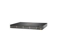 E Aruba Networking CX 6200F 48G 4SFP+ Switch - Commutateur - C3 - Géré - 48 x 10/100/1000 + 4 x 100/1000/10G SFP+ - de l'avant et du côté vers