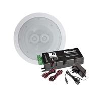 Haut-parleur 120W plafond encastrable WATERPROOF Hifi, Amplificateur stéréo E-audio B425BL, Bluetooth 5.0 2 x 15W