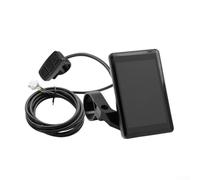 E-Bike Display Écran LCD couleur 24 V 36 V 48 V avec connecteur SM 5 broches pour kit contrôleur KT, boîtier ABS étanche IP65, compatible avec guidon de 22,2 mm