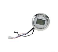 E-Bike Écran LCD 48 V-72 V pour vélo électrique Scooter Écran Compteur de vitesse Interface 6 broches Compteur numérique pour réparation de véhicule E-tricycle Argenté