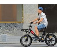 E-Bike Hommes City E-Bikes & E-Hollandräder Vélo électrique avec 20×4.0 Fat Tire, 36V 20Ah batterie amovible Range 150 km ebike,Noir E-Vélo pliant