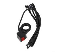 E-Bike Interrupteur à bascule avant et arrière pour guidon de scooter électrique Contrôle On Off EBS Limite de vitesse 22,5 mm Barre 1,7 m Câble Noir