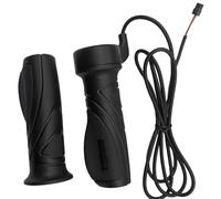 E-Bike Twist Throttle 24 V 36 V 48 V 72 V pour scooter électrique SM3Pin 3 fils Poignée de commande Noir 22 mm
